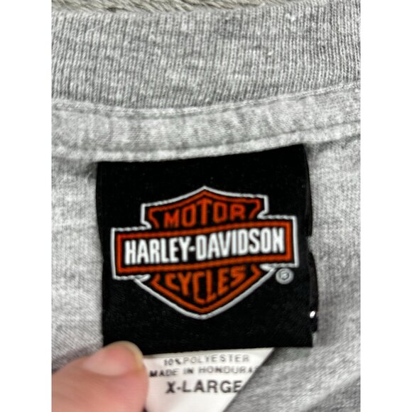 Harley Davidson 100 Years Factory Tours T-Shirt XL Gray 2019 - Picture 3 of 9